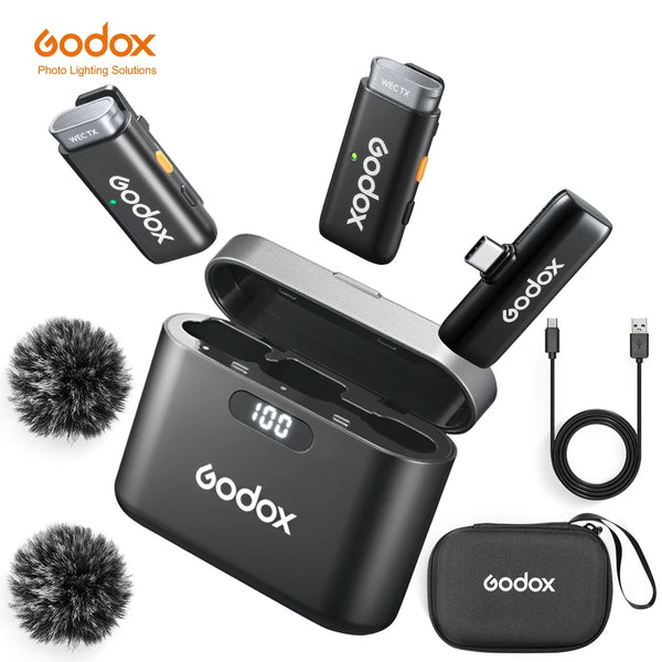 GODOX Wireless Microphone WES 2 Kit2