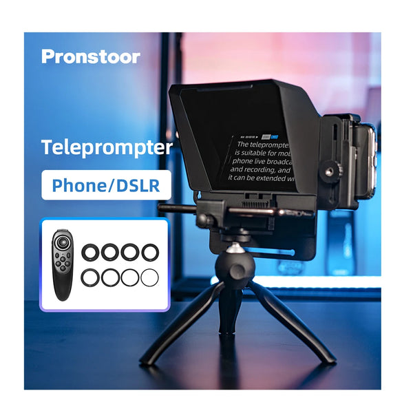 Pronstoor Phone and DSLR Recording Teleprompter