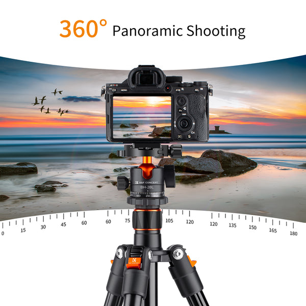 Aluminum Alloy Tripod K234A1+BH-28L