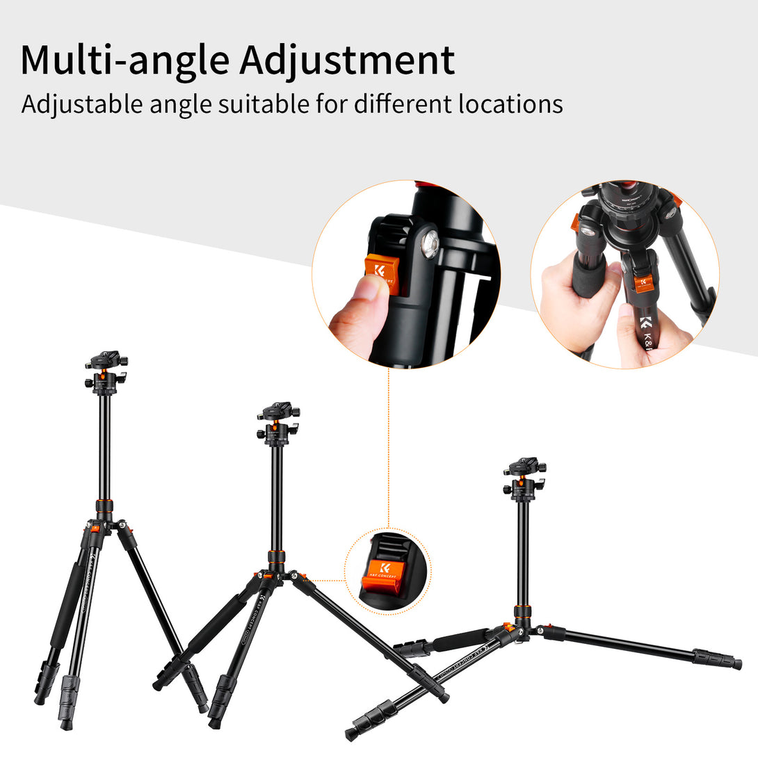 Aluminum Alloy Tripod K234A1+BH-28L