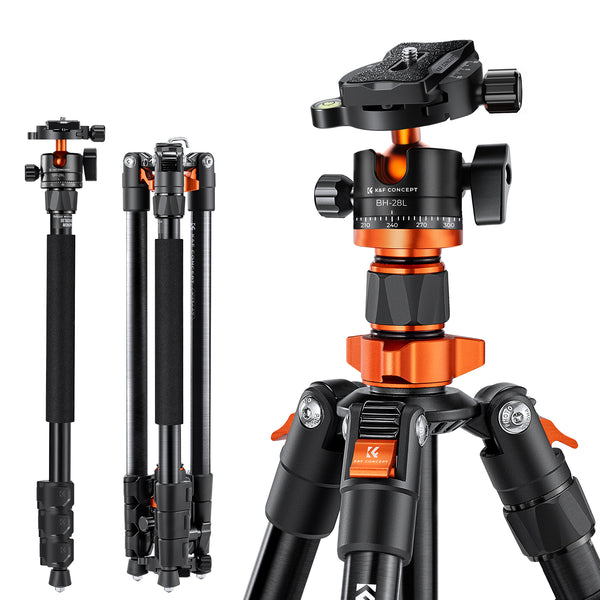 Aluminum Alloy Tripod K254A1+BH-28L