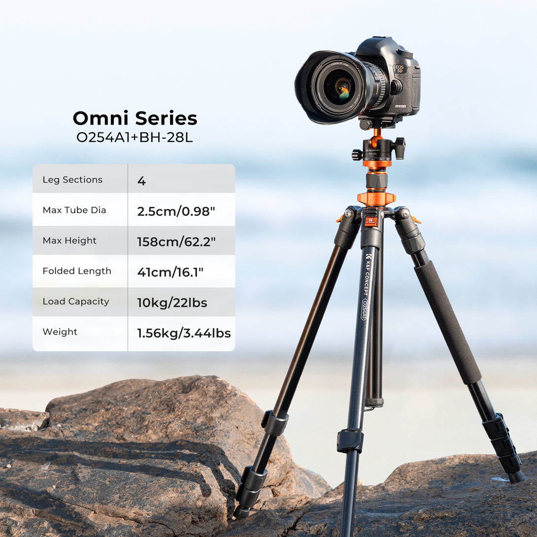 Aluminum Alloy Tripod K254A1+BH-28L