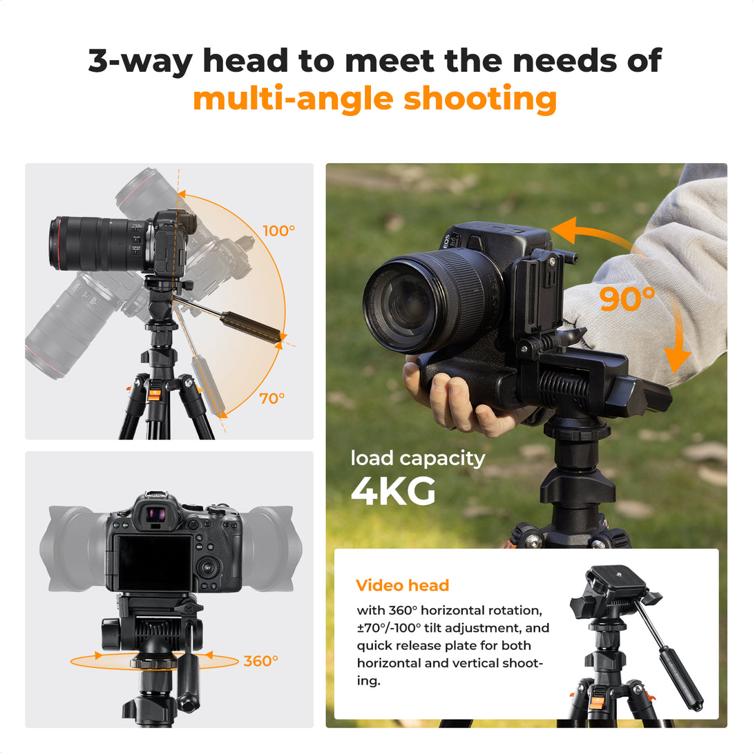 Aluminum Alloy Tripod O234A5+BV01