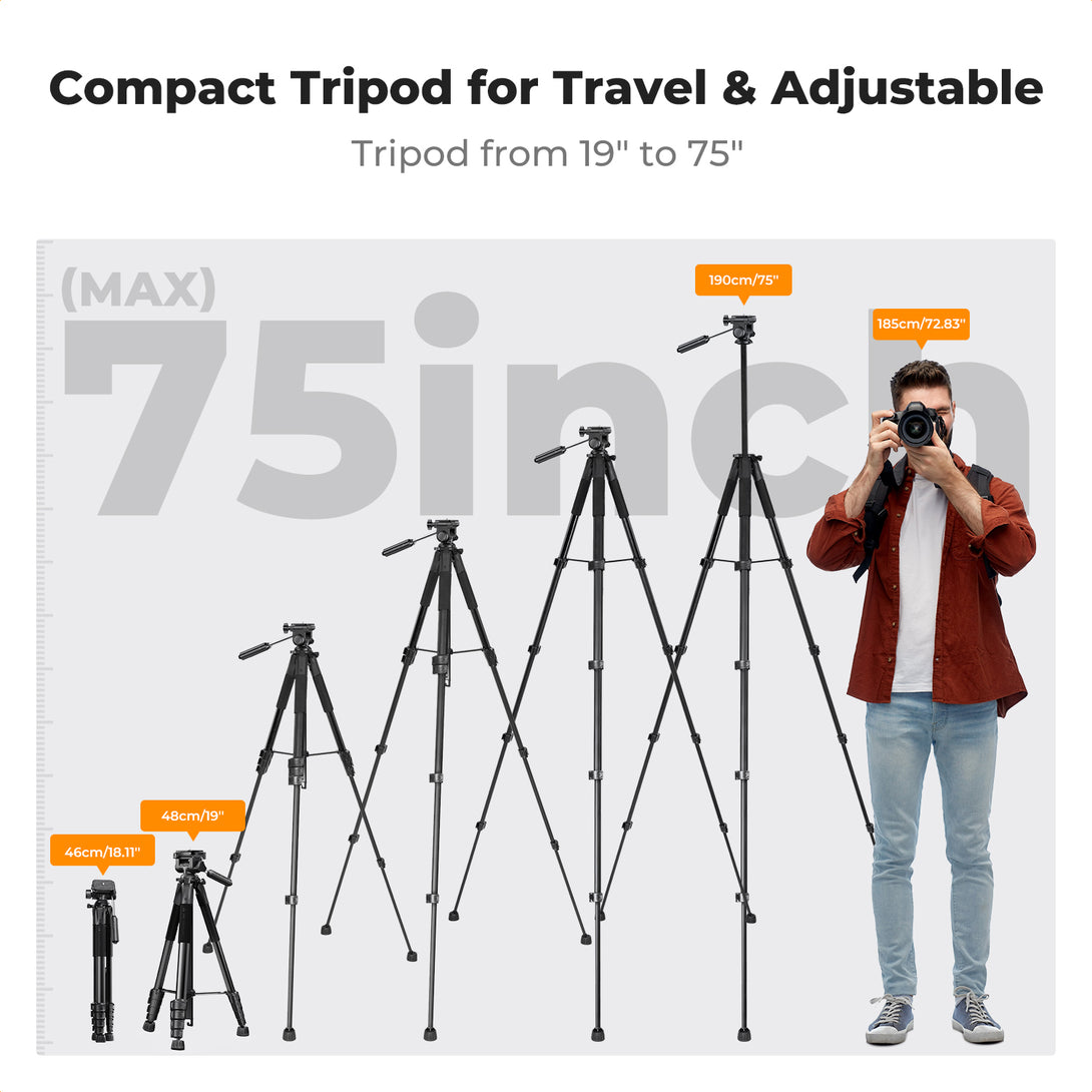 Aluminum Alloy Tripod S255A3+BV01
