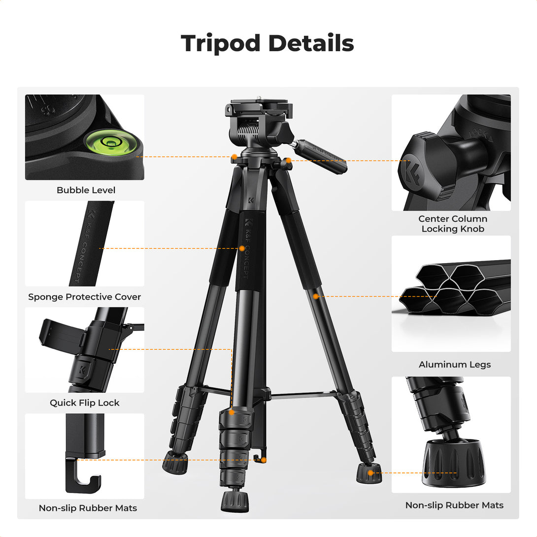 Aluminum Alloy Tripod S255A3+BV01