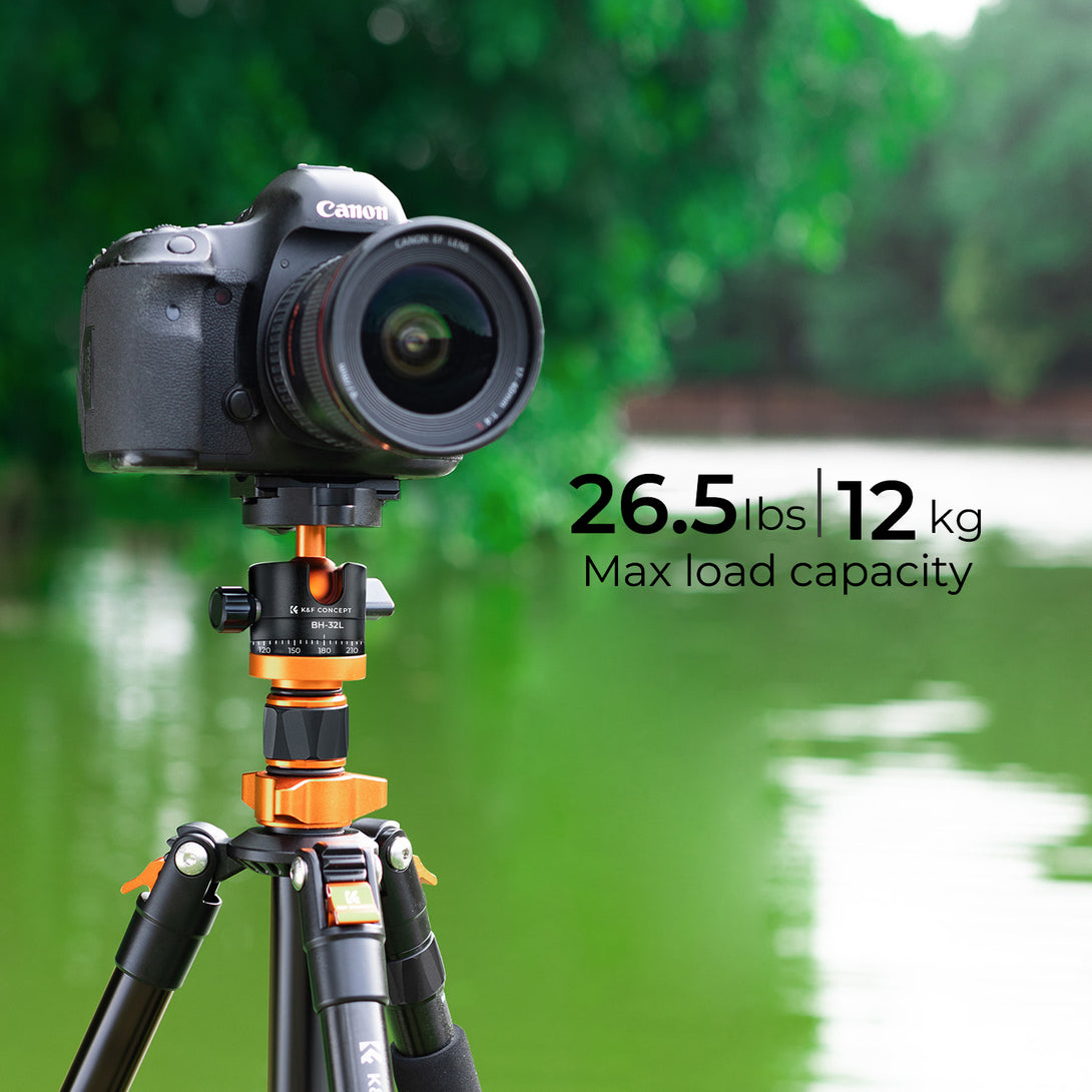 Aluminum Alloy Tripod K255A7+BH-32L