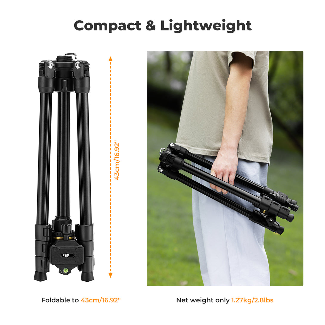 Aluminum Alloy Tripod K234A3+BH-36