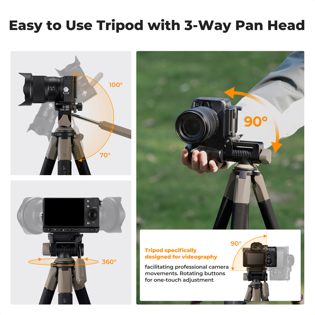 Aluminum Alloy Tripod S255A3+BV01