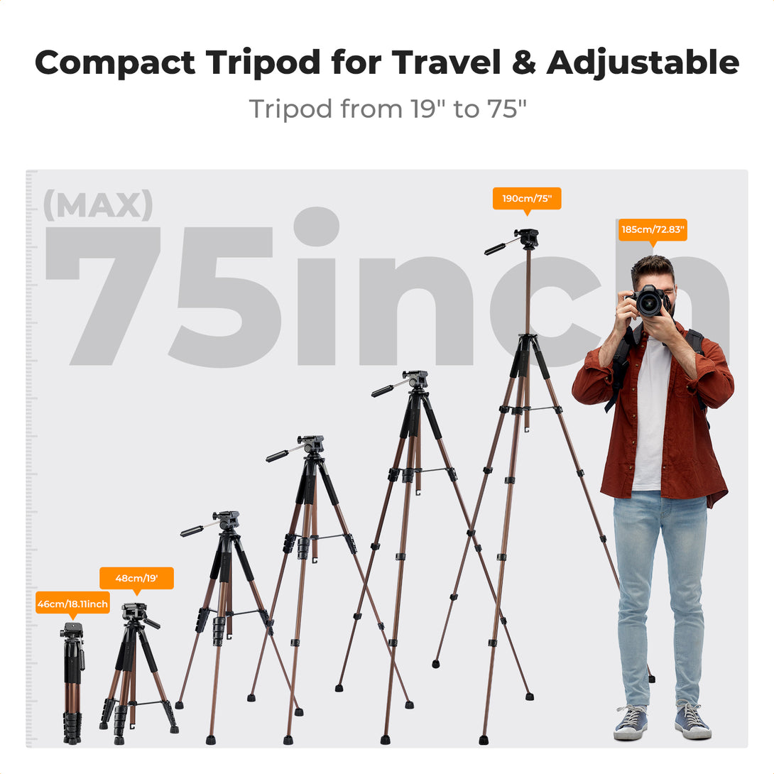 Aluminum Alloy Tripod S255A3+BV01