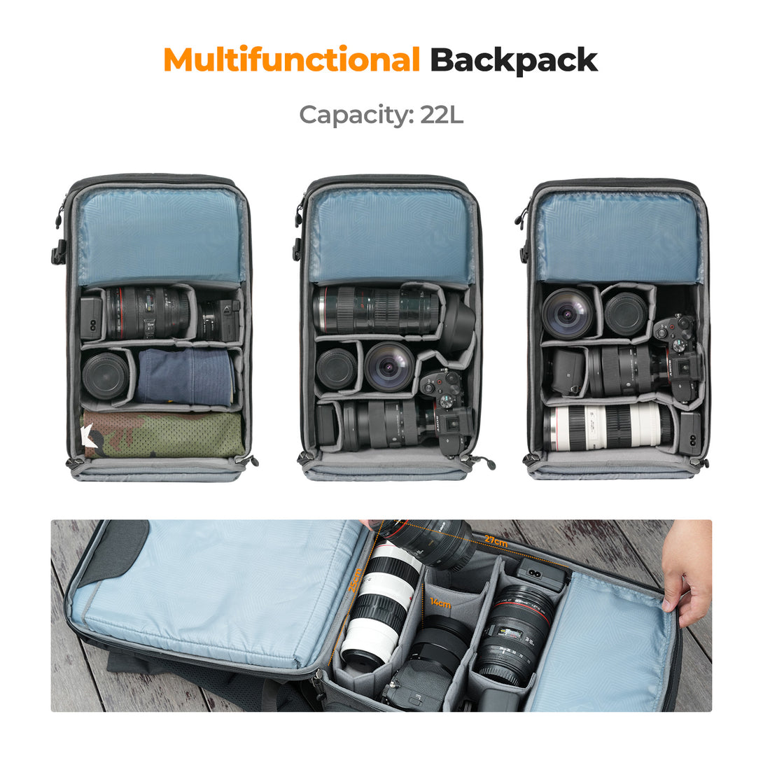 Camera Bags Backpack 22L