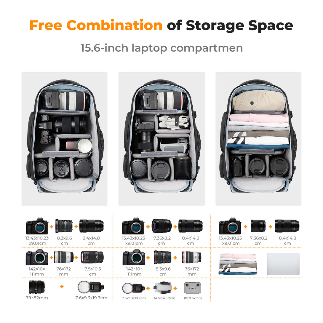 Camera Bags Backpack 25L