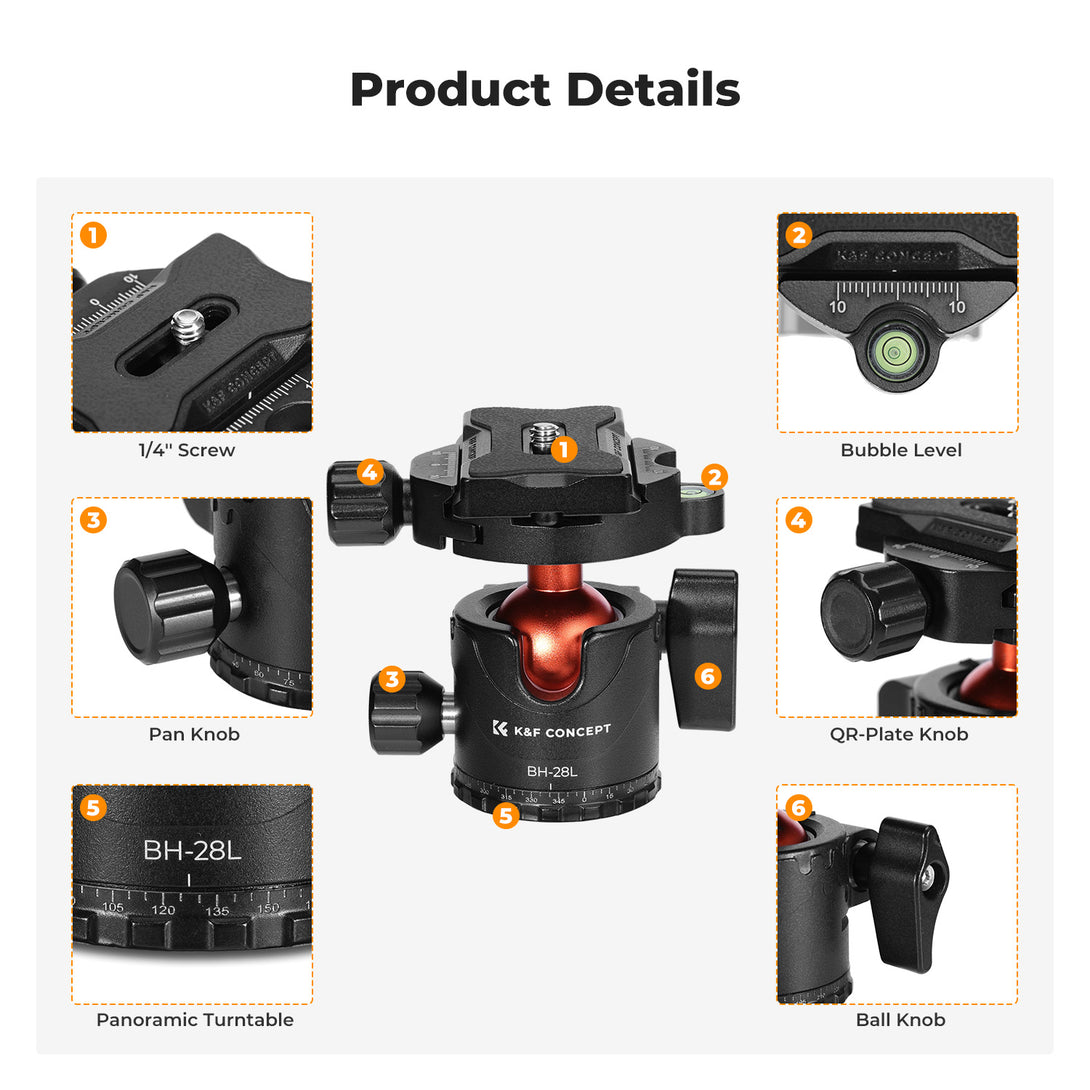 Tripod Accessory BH-28L Ball Head