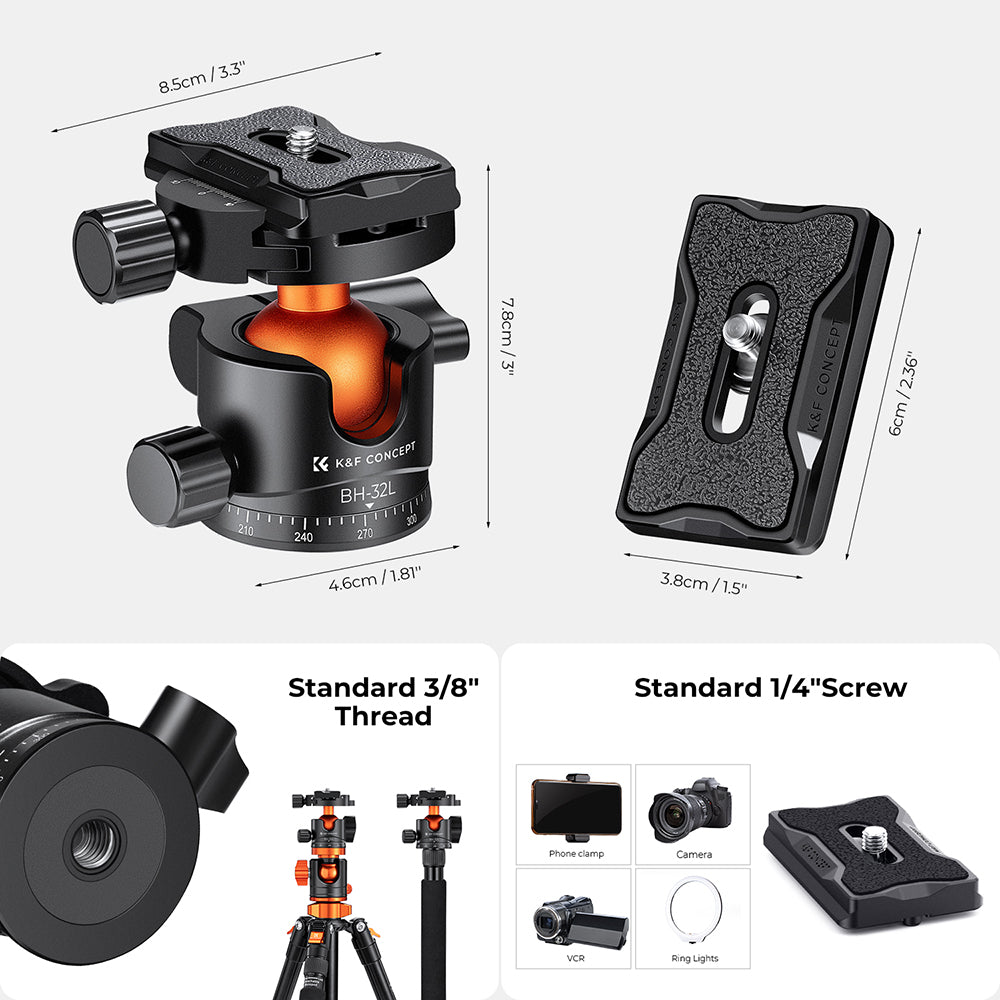 Tripod Accessory BH-32L Ball Head