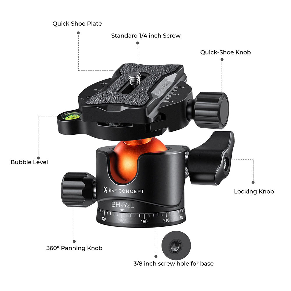 Tripod Accessory BH-32L Ball Head