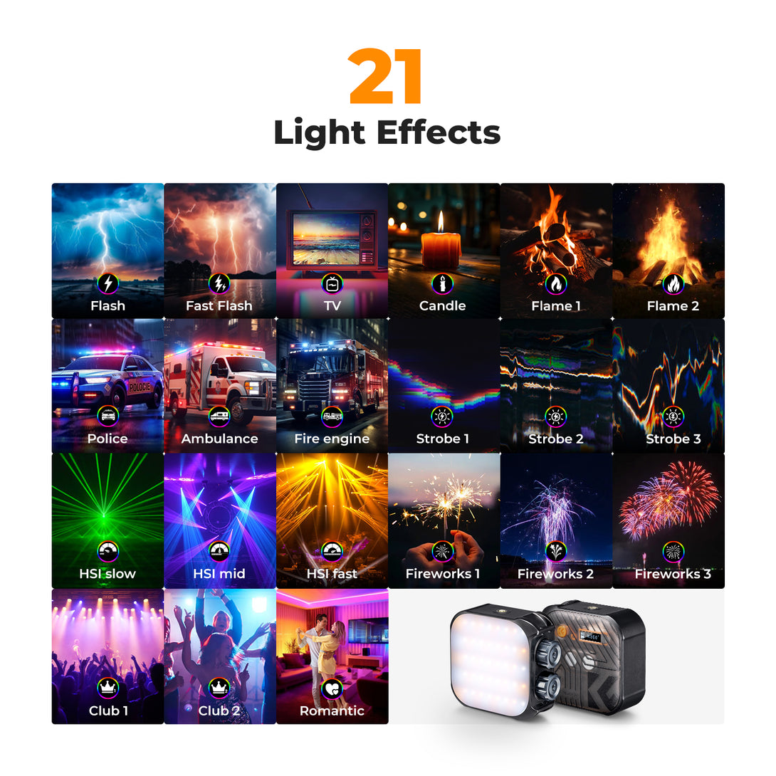 LED RGB Black